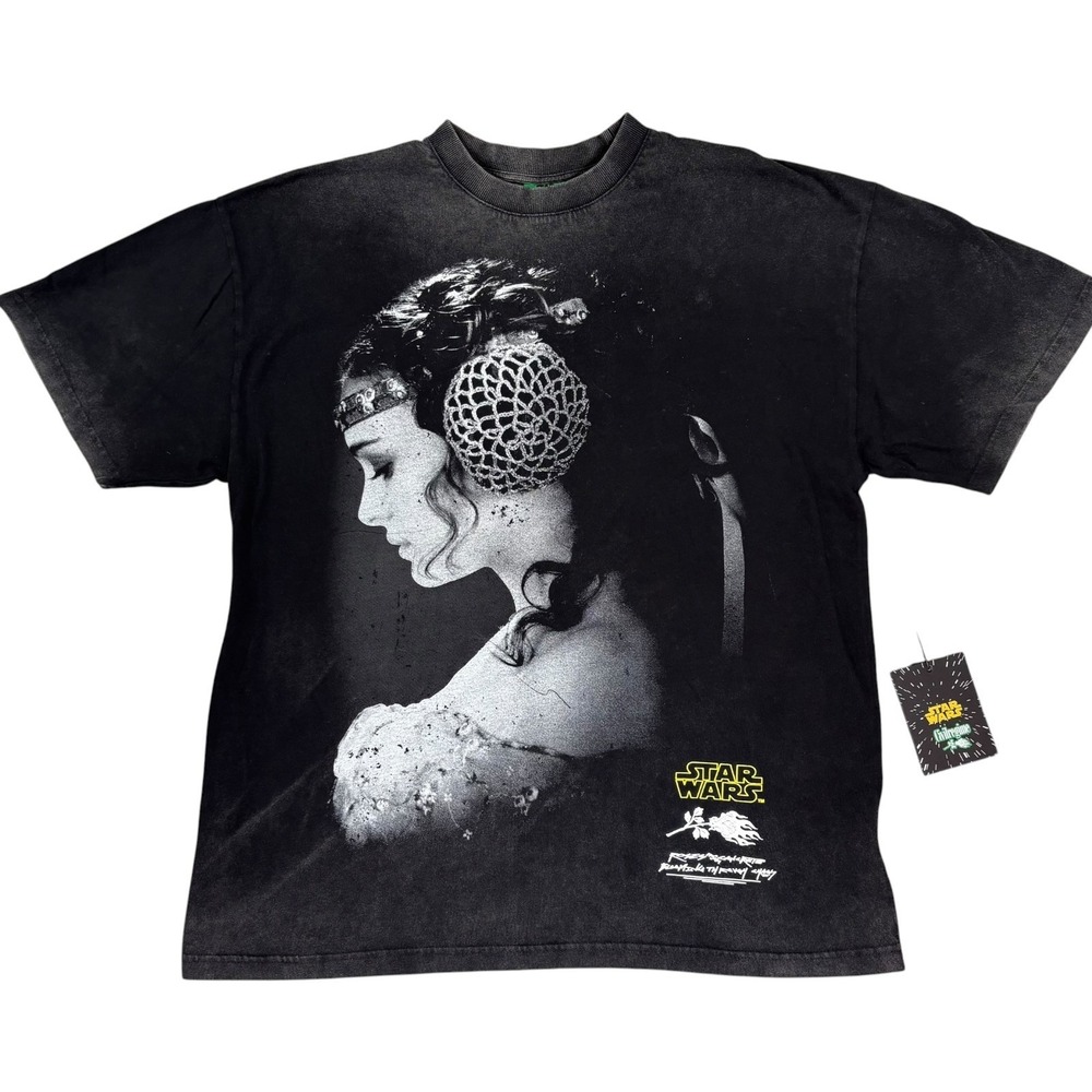 Star Wars Civil Regime Padme's Chaos Tee Shirt Men Large Black Graphic